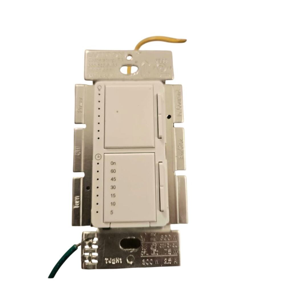 Lutron Mastro Stacked Dimmer and Timer Switch Combo